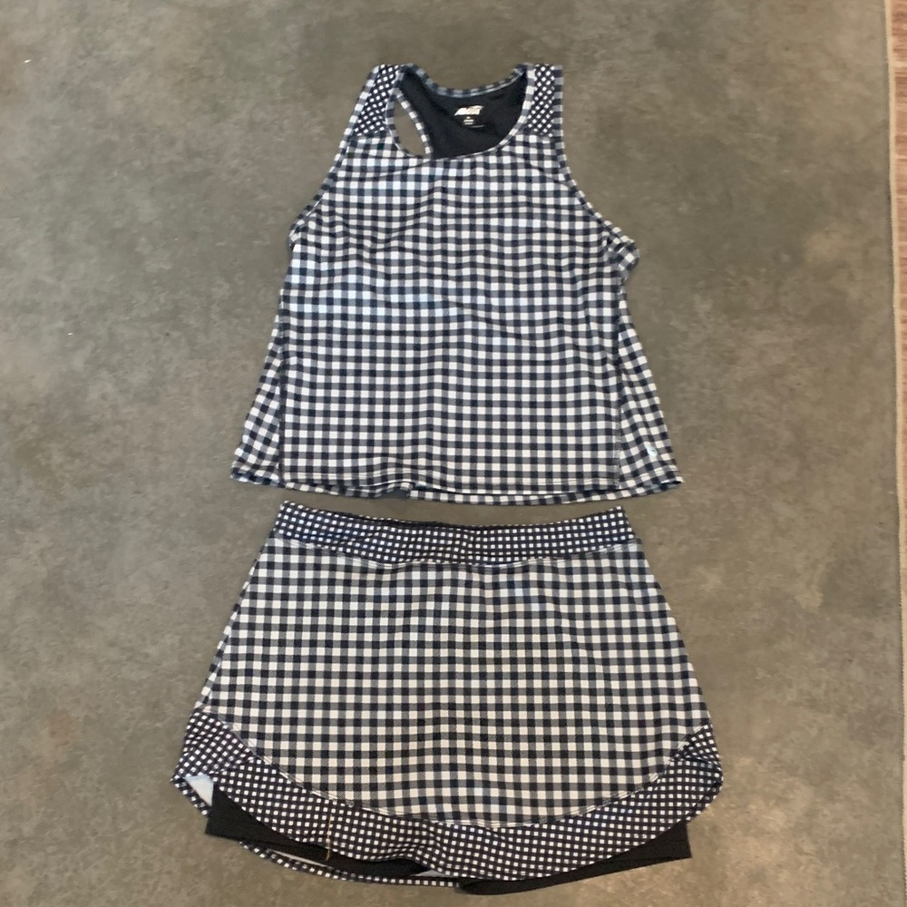 Avia Black and White Apparel. Tennis dress